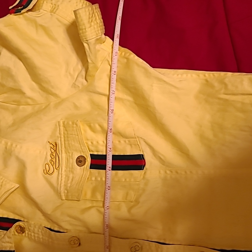 Y2K COOGI women's Yellow Romper Sz.11/12 - Picture 12 of 14